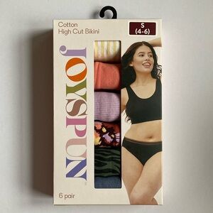 Joyspun Cotton High Cut Bikini Size S